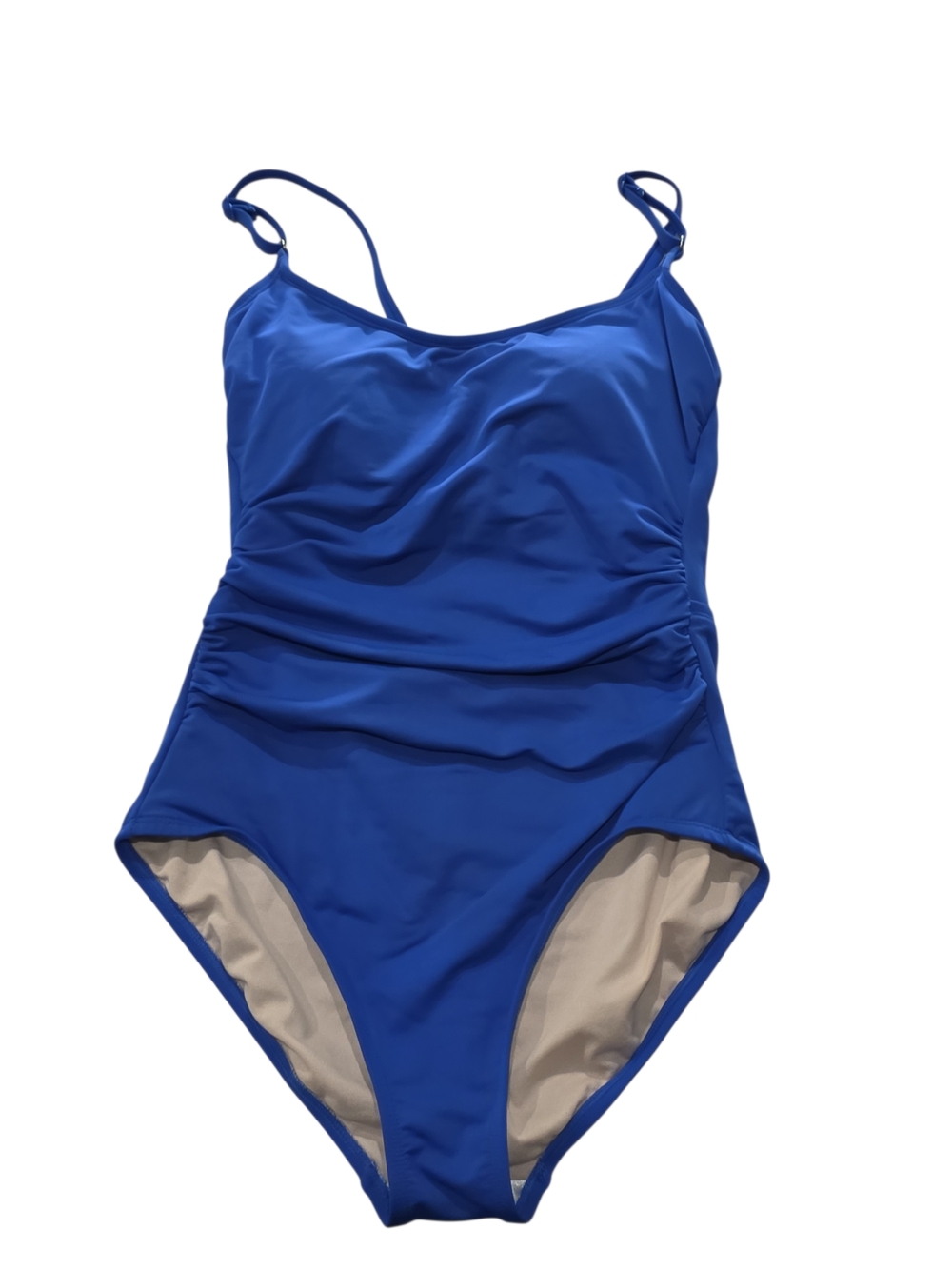 Kona Sol Royal Blue Woman's One-Piece Swimsuit Size Medium (M) Summer Beach E48